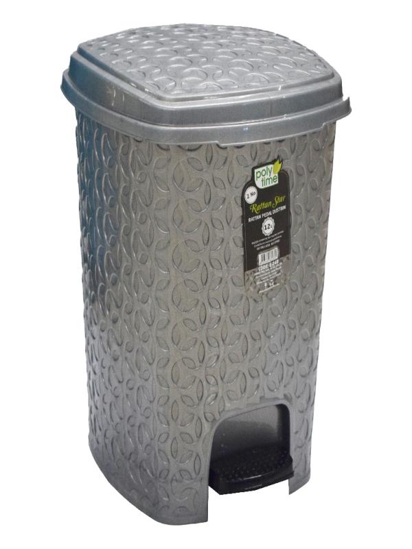 POLYTİME RATTAN STAR PEDALLI ÇÖP KOVASI NO:2 E-248