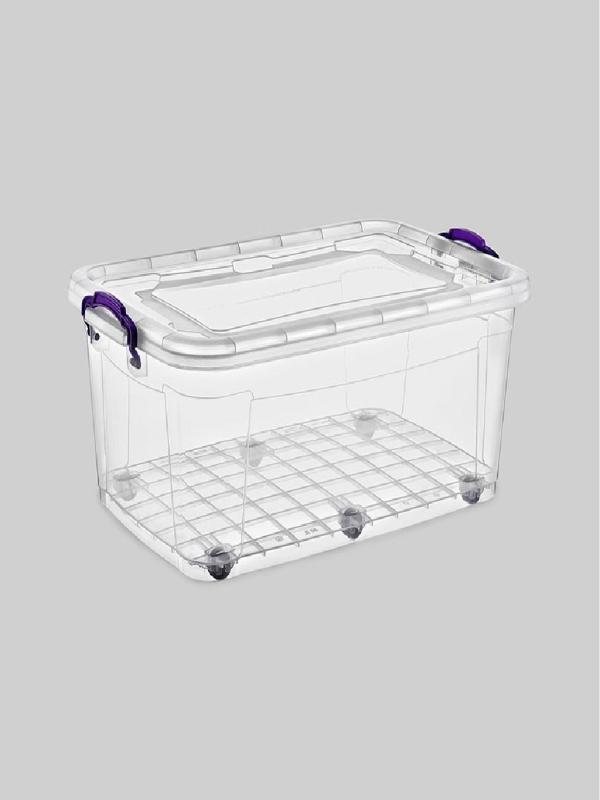 POLYTİME SAKLAMA KABI TEKERLEKLİ MAXİ 60LT NO:5 E-514