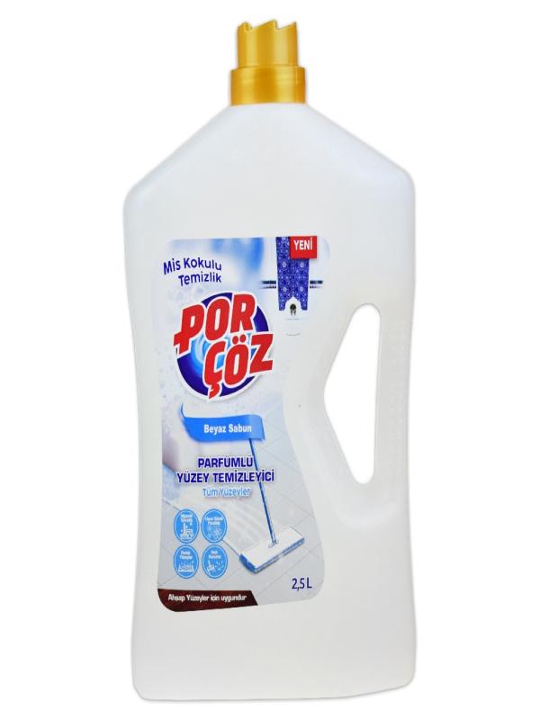 PORÇÖZ 2,5 LT PARFÜMLÜ YÜZEY TEMİZLEYİCİ BEYAZ SABUN