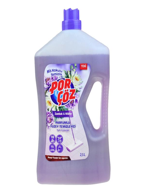 PORÇÖZ 2,5 LT PARFÜMLÜ YÜZEY TEMİZLEYİCİ ZAMBAKNİLÜFER