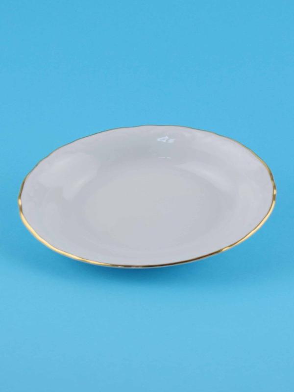 PORLAND ALTIN YALDIZ ÇUKUR TABAK 13 CM