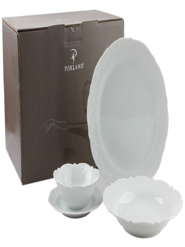 PORLAND QUEEN 24 PRÇ.BEYAZ YEMEK TK