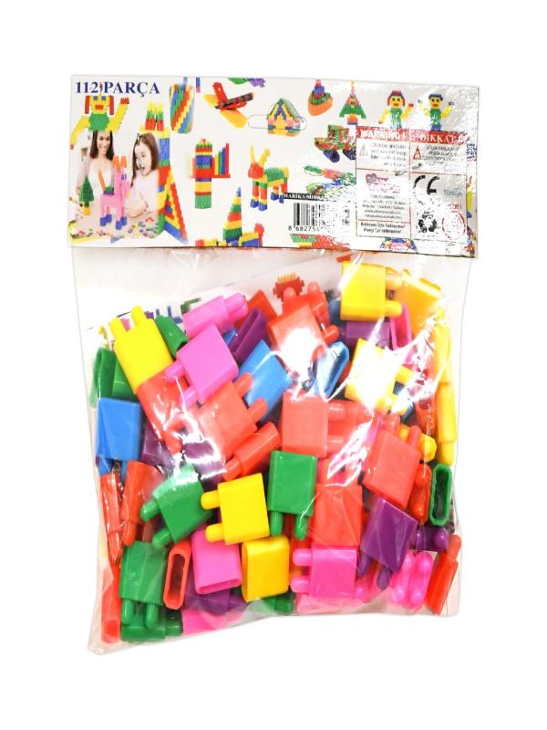 POŞETTE 112 PARÇA SİHİRLİ BLOKLAR YK-030