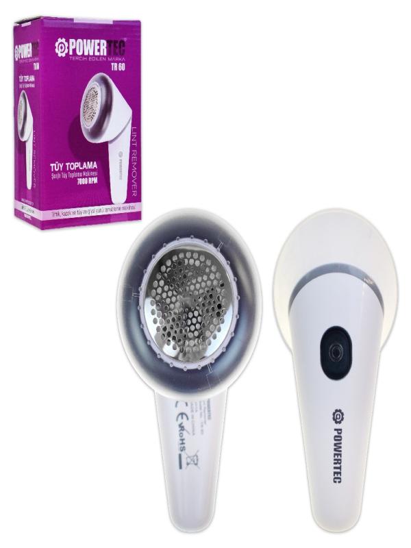 POWERTEC ŞARJLI TÜY TOPLAMA MAKİNESİ TR 60