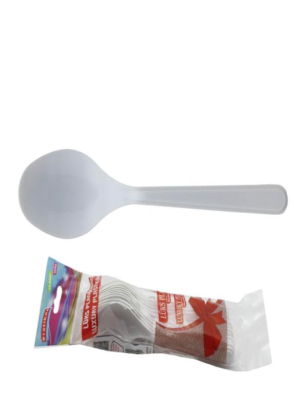 PRATİKON LÜKS PLASTİK KAŞIK 10 LU PR1157