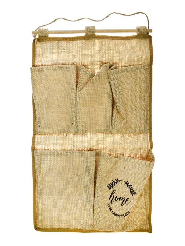 PRENDİ HOME JUT DUVAR TİPİ ORGANİZER 5 Lİ 35*45 CM