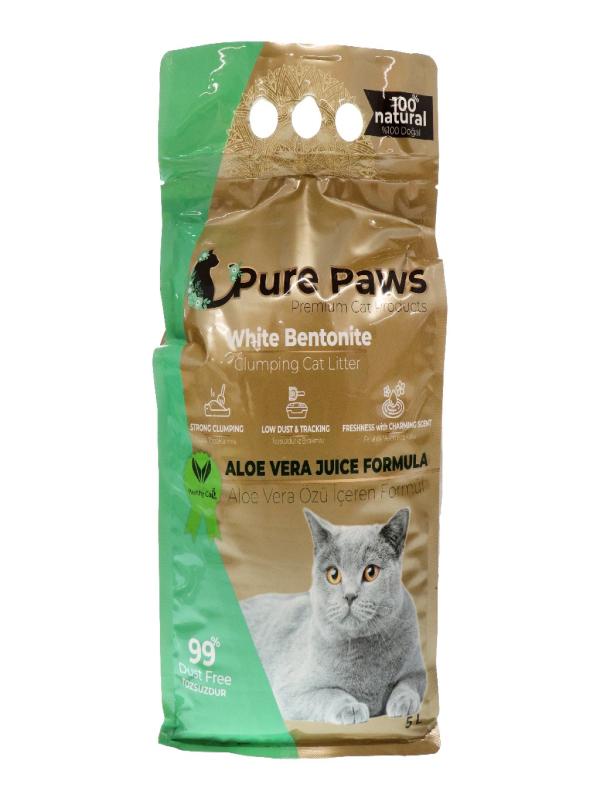 PURE PAWS ALOE VERA KOKULU KEDİ KUMU 5 LT