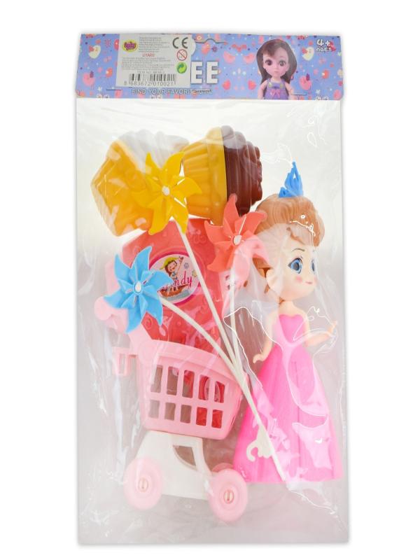 PVC DE BEBEKLİ MARKET ARABASI ME88-3