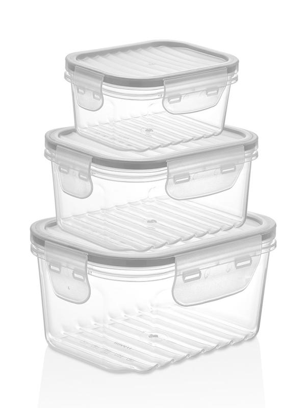 QLUX QUİCK SIZDIRMAZ SAKLAMA KAP SET 3 LÜ L-879-2