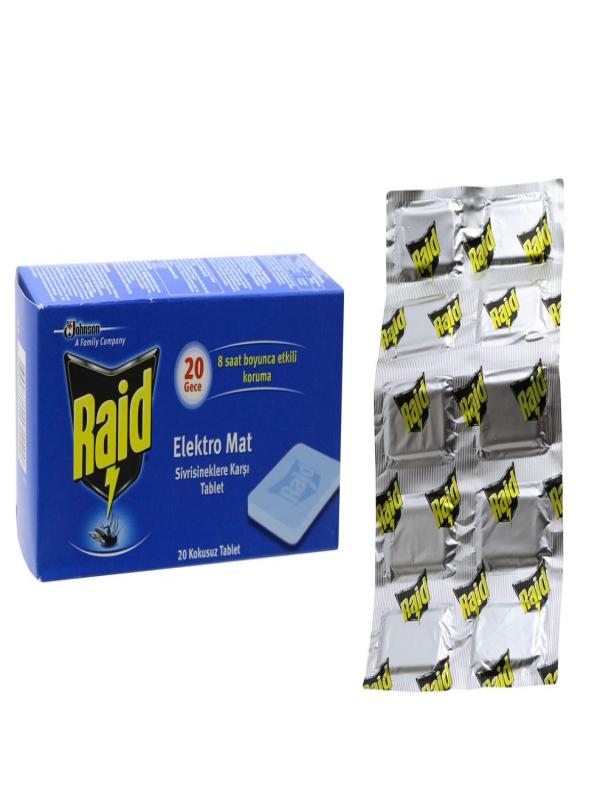 RAİD ELEKTRO MAT 20Lİ TABLET