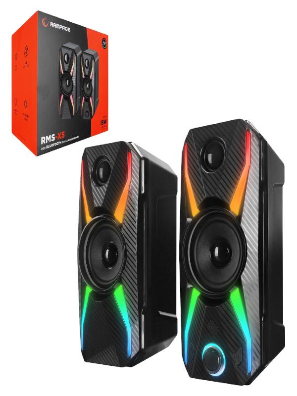 RAMPAGE MULTİMEDIA GAMING USB SPEAKER 18W RMS-X5