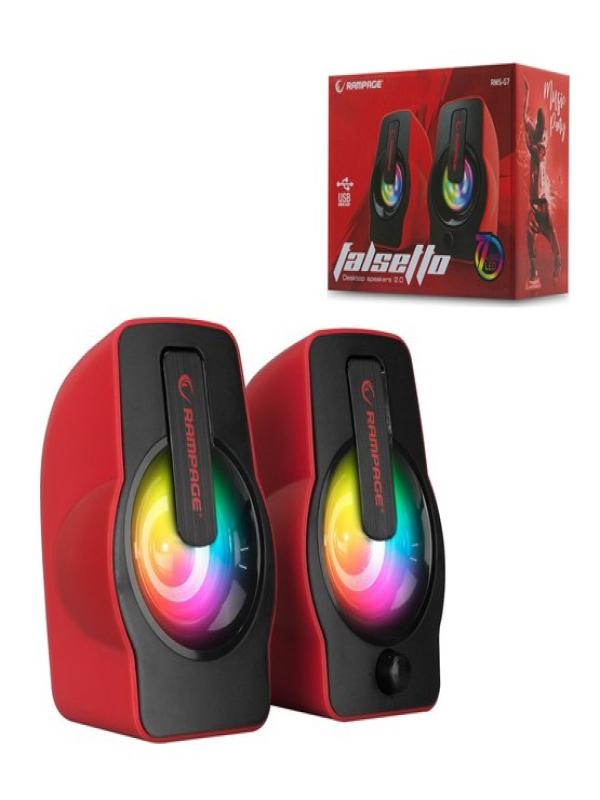 RAMPAGE RMS-G7 2 Lİ LEDLİ HOPARLÖR