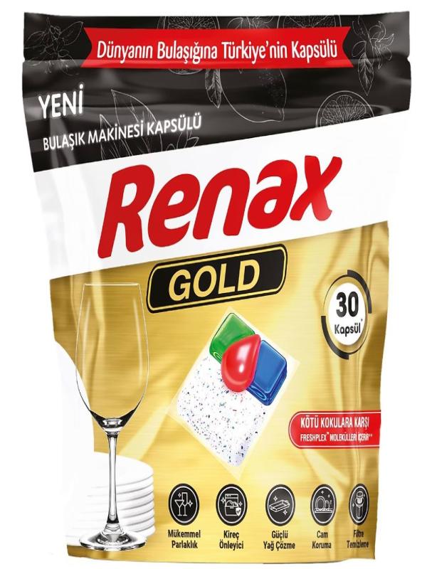 RENAX GOLD BULAŞIK MAKİNE TABLETİ 30LU