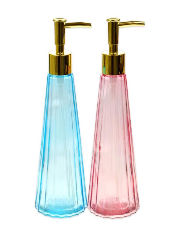 RENKLİ CAM SIVI SABUNLUK LVN-45575