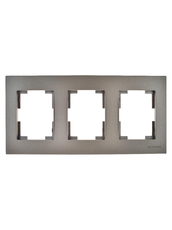 RİTA ÜÇLÜ YATAY ÇERÇEVE ANTRASİT 1386