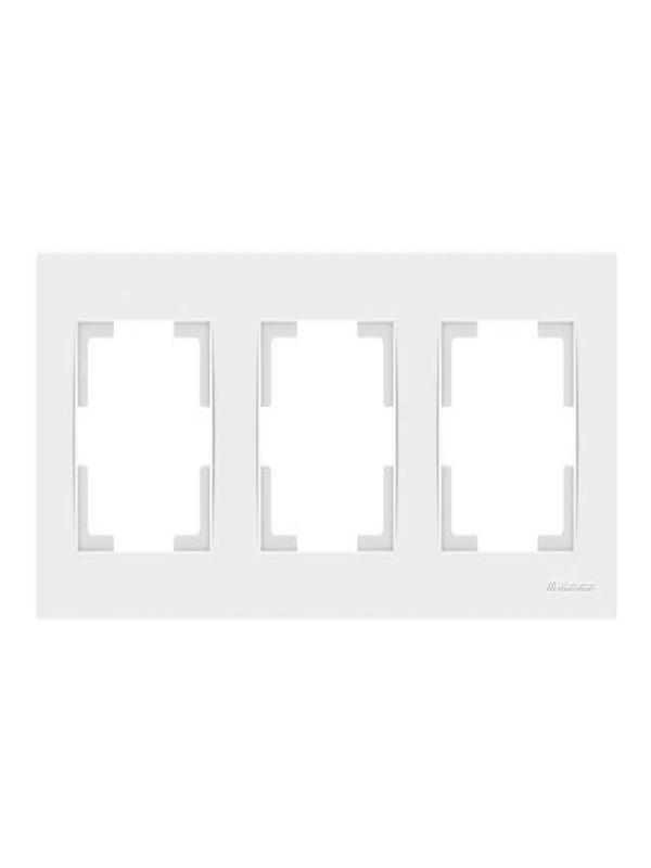 RİTA ÜÇLÜ YATAY ÇERÇEVE BEYAZ 1301