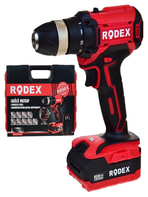 RODEX AKÜLÜ MATKAP 17 PRÇ SET RDX3375A