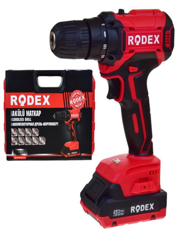 RODEX AKÜLÜ VİDALAMA VE DELME MAKİNESİ 10MM 1350RPM RDX3365
