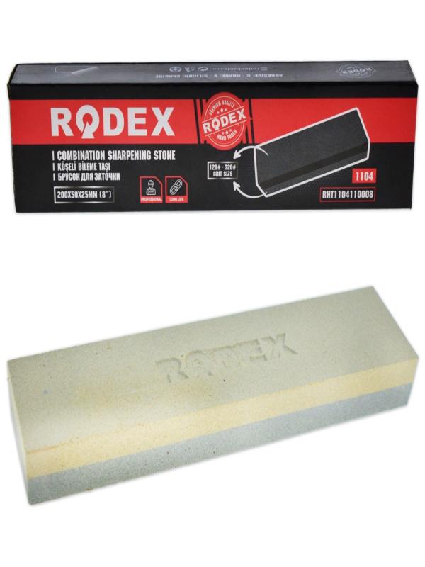 RODEX ÇİFT TARAFLI BİLEME TAŞI DİKDÖRTGEN 200 MM BIL08