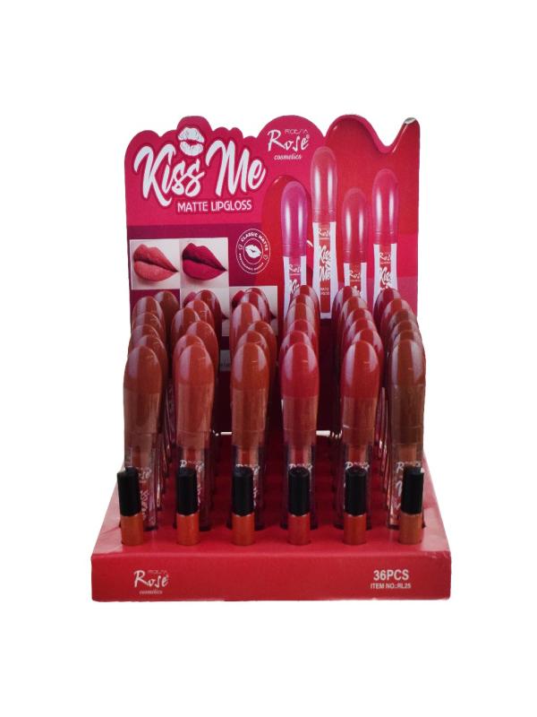 ROSE KISS MATTE LIPGLOSS RL25-27