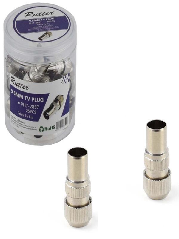 RUTTER TV ERKEK FİŞ PH7-2857 25 Lİ