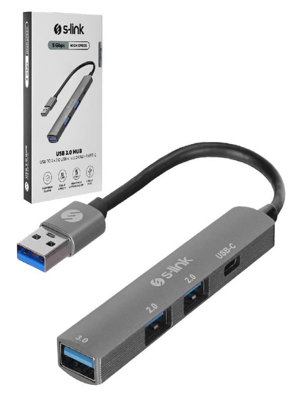S-LİNK 5 GBPS USB 3.0 HUB SW-U322