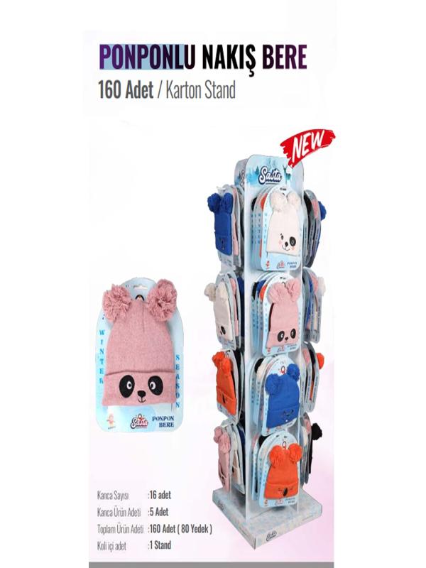 SASTA PONPONLU NAKIŞLI BERE