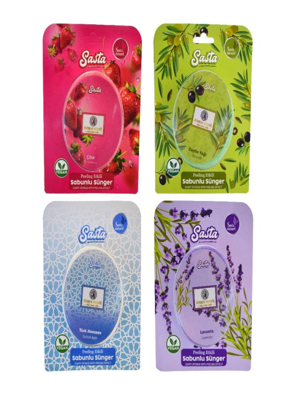 SASTA YETİŞKİN DOĞAL SABUNLU SÜNGER