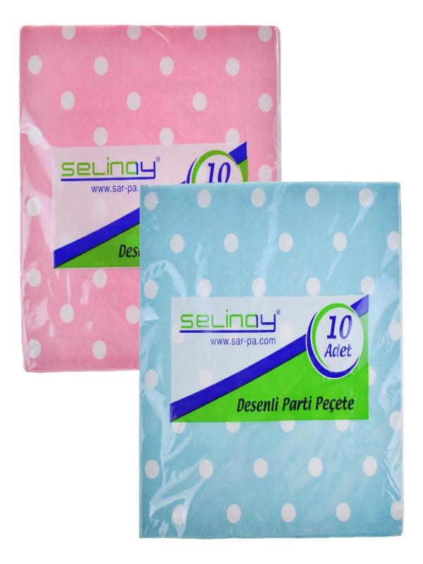 SELİNAY DESENLİ PARTİ PEÇETE 10 LU