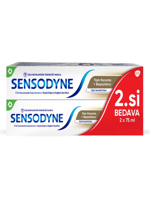 SENSODYNE TAM KORUMA BEYAZLATICI 2*75 ML