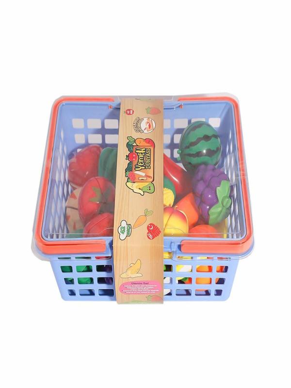 SEPETLİ KESİLEBİLEN 42 PRÇ MEVE VE SEBZE URT-007SPT001