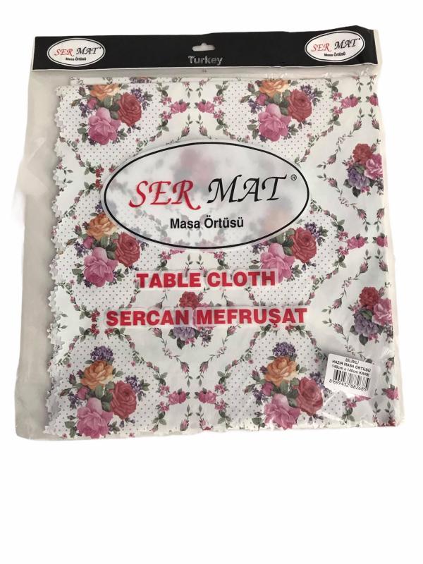 SERMAT DİLİMLİ MASA ÖRTÜSÜ KARE 140*140 SRC0428