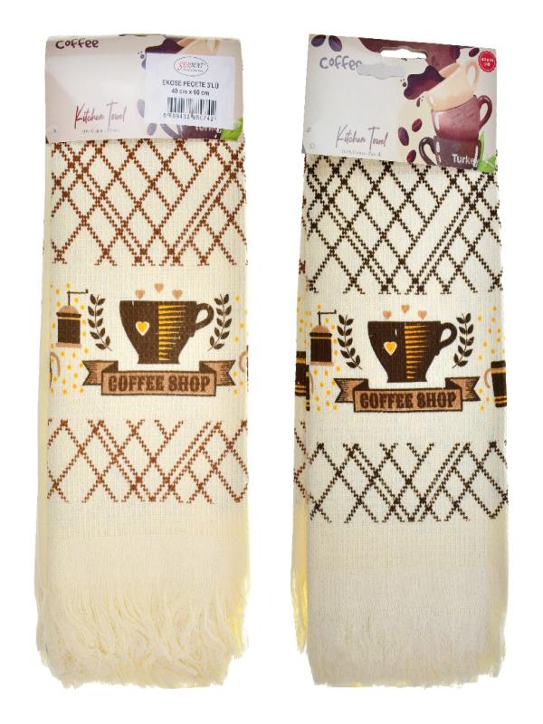 SERMAT EKOSE PEÇETE 40*60CM 3LÜ HV352