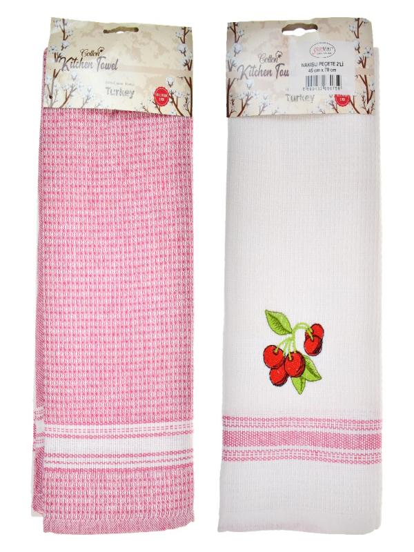 SERMAT NAKIŞLI PEÇETE 45*70CM 2Lİ HV353