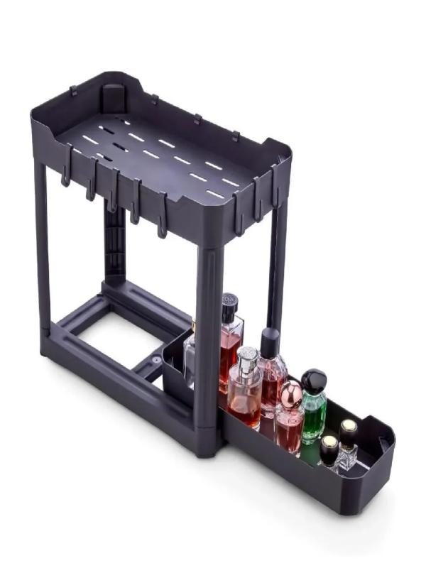 SEV PLS 2 KATLI TEZGAH ALTI ORGANİZER SİYAH SP424