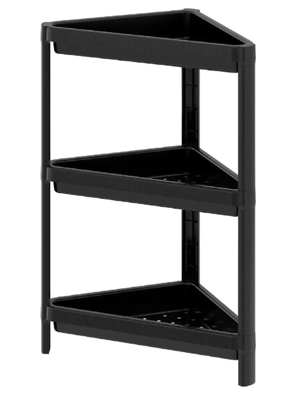 SEV PLS ORGANİZER RAF ÜNİTESİ ÜÇGEN SİYAH 3 KATLI SP318