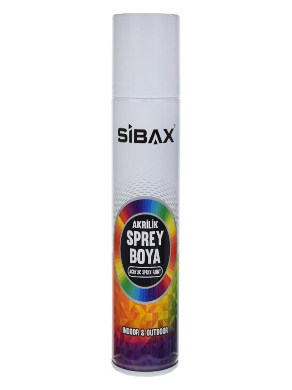 SİBAX AKRİLİK SPREY BOYA 250ML MAT VERNİK 0915