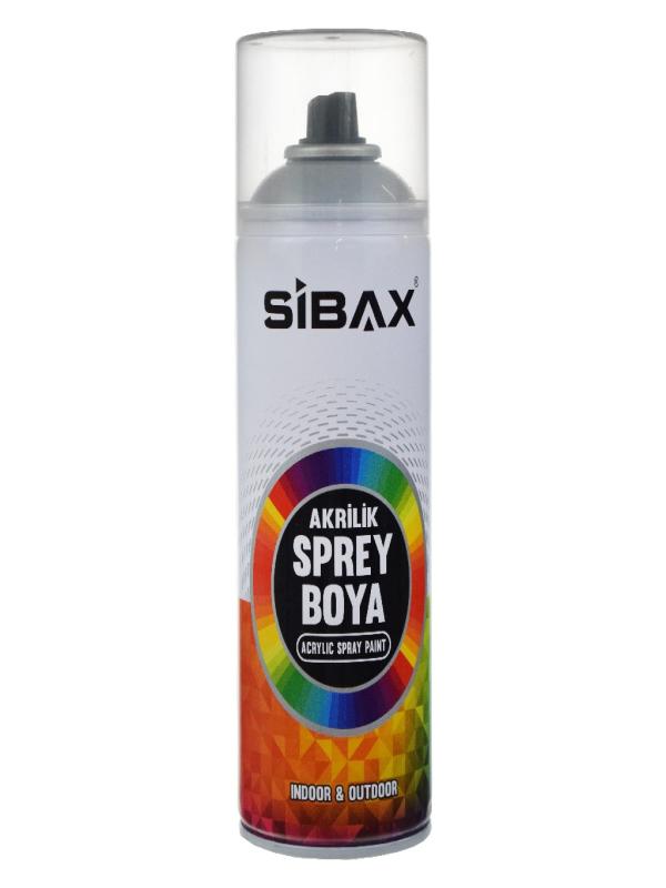SİBAX AKRİLİK SPREY BOYA 400ML BETON GRİ RAL7040