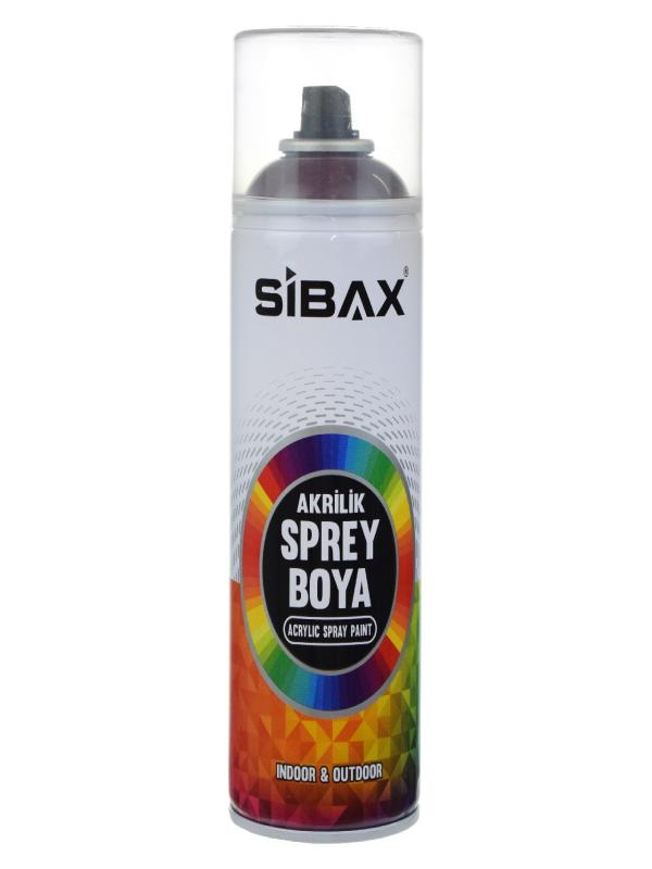 SİBAX AKRİLİK SPREY BOYA 400ML BORDO RAL3005