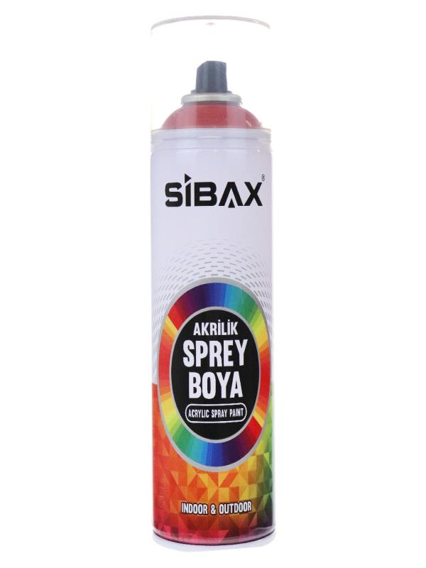 SİBAX AKRİLİK SPREY BOYA 400ML TRAFİK KIRMIZI RAL3020