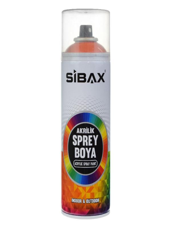 SİBAX AKRİLİK SPREY BOYA 400ML TURUNCU RAL2004