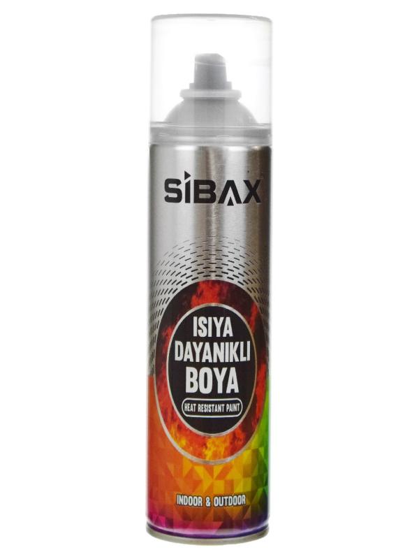 SİBAX ISIYA DAYANIKLI SİYAH BOYA 650°C 400ML 0341