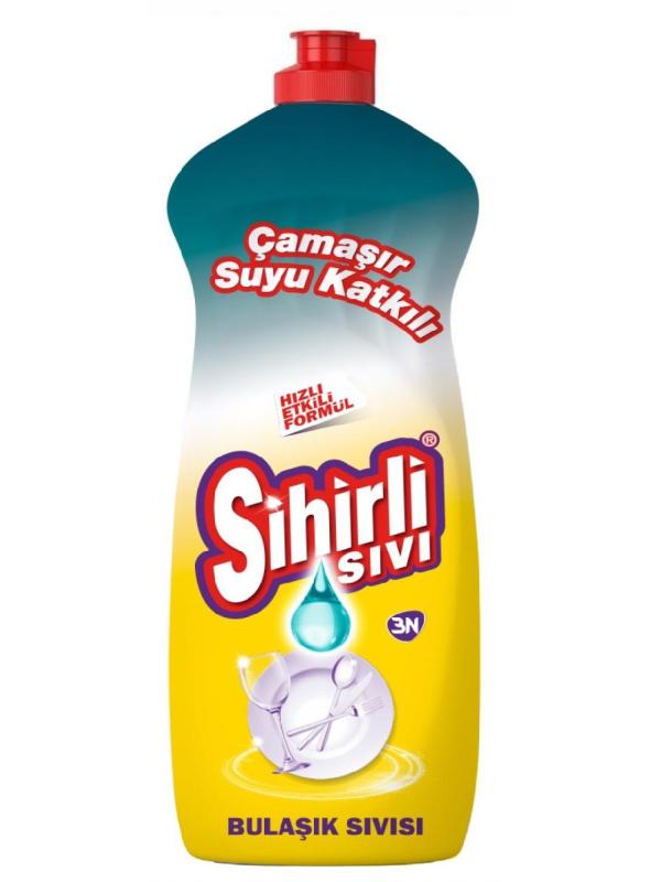 SİHİRLİ 650 ML SIVI BULAŞIK DETERJANI ÇAMAŞIR SUYU KATKILI