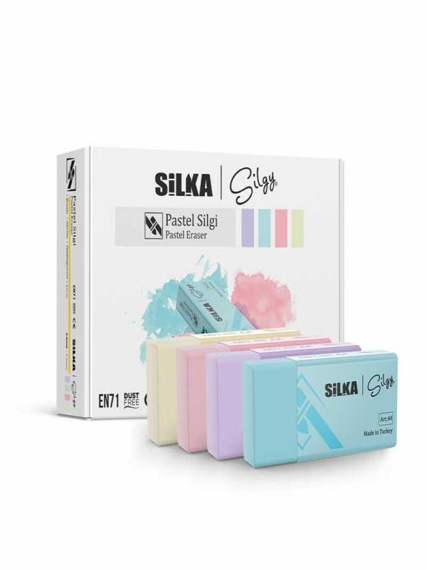 SİLKA PASTEL 4 RENK SİLGİ ART.44