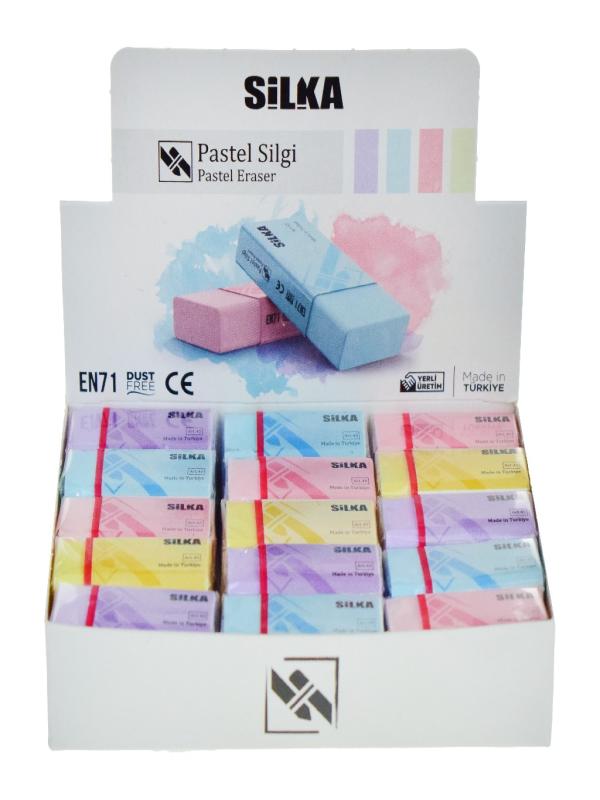 SİLKA PASTEL 4 RENK SİLGİ ART.45