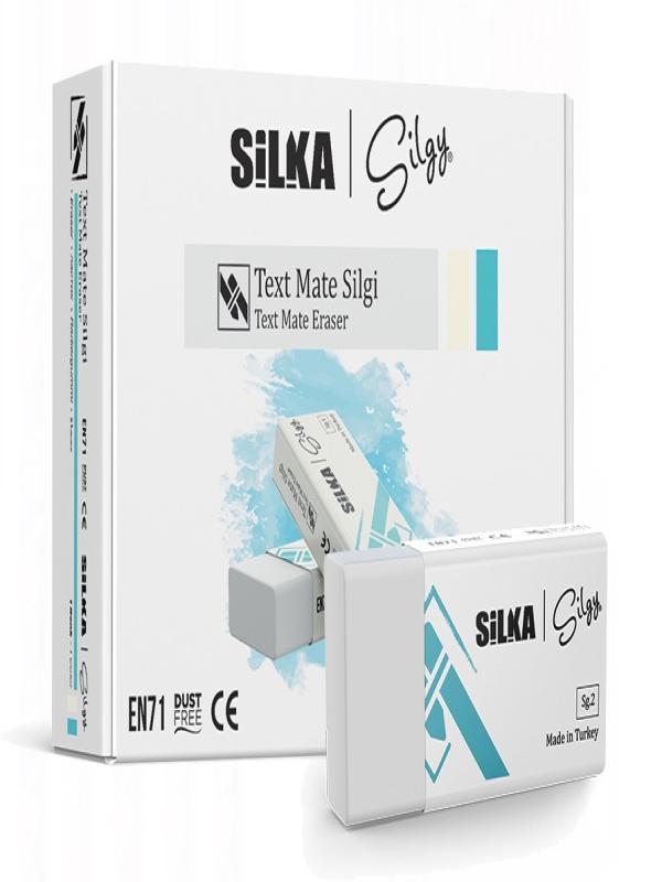 SİLKA TEXT MATE BEYAZ SİLGİ SG.2