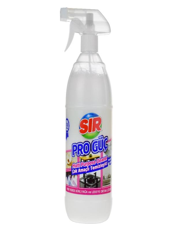 SIR PRO GÜÇ ÇOK AMAÇLI TEMİZLEYİCİ SPREY BEYAZ SABUN 1000 ML