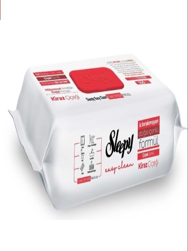 SLEEPY 100 LÜ YÜZEY TEMİZLİK HAVLUSU KİRAZ ÇİÇEĞİ