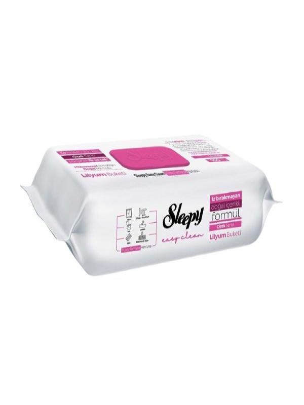 SLEEPY 100 LÜ YÜZEY TEMİZLİK HAVLUSU LİLYUM MOR