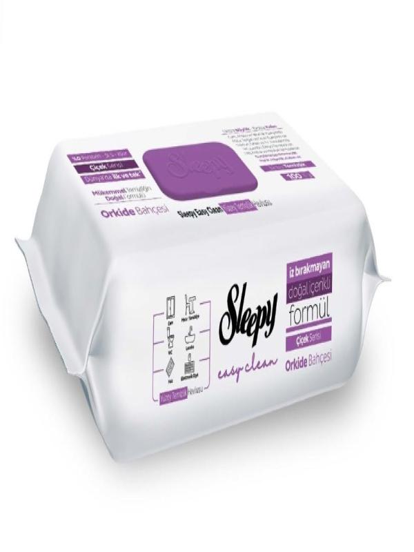 SLEEPY 100 LÜ YÜZEY TEMİZLİK HAVLUSU ORKİDE